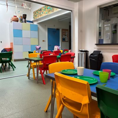 Lunch time for 3-4-year-olds