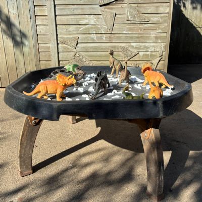 Dinosaurs ready to play