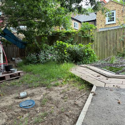 The back of the Forest School area