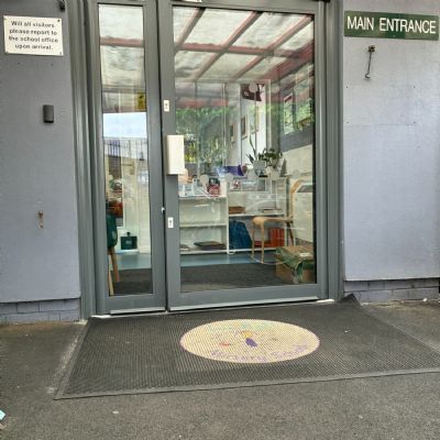 The front door